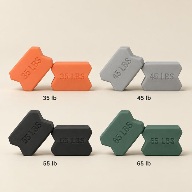 MAXIL Pack Athlète – 4 Impact 35, 45, 55 et 65 lb