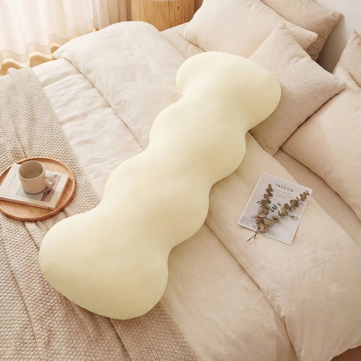 Coussin Maxil Cloud jaune