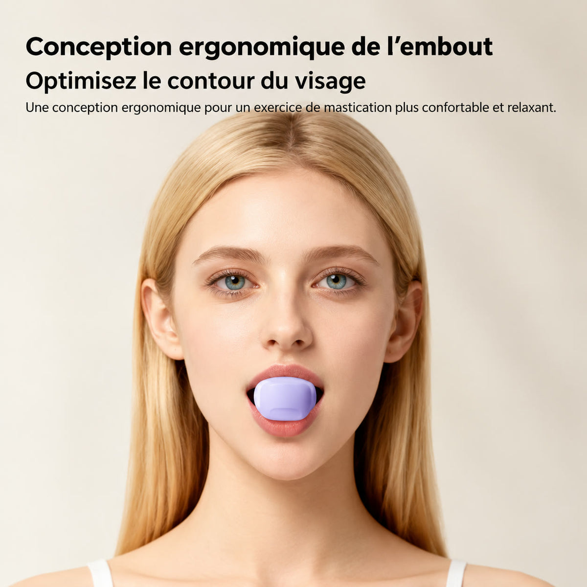 MAXIL Pulse, embout ergonomique pour exercice de mastication